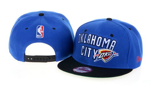 Oklahoma City Thunder NBA Snapback Hat 60D3